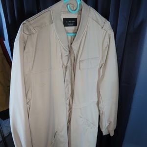 Zara Extended Bomber Style Coat